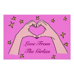 Liefde van de Girlies Glossy Poster Perfect Poster