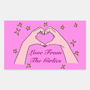 Liefde van de Girlies Sticker