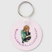 'Liefde van een kat' Key Ring