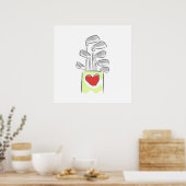 Liefde van Golf Poster (Keuken)