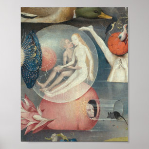Liefde van Hieronymus Bosch in de hel Poster