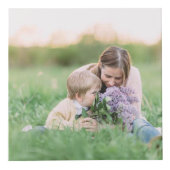 Liefde van je moeder Foto Collage Eucalyptus Kubus (Voorkant)