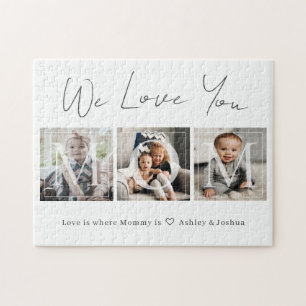 Liefde van je moeder Foto Jigzaag Puzzle Legpuzzel
