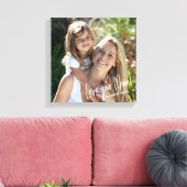 Liefde van je moeder Moederdag Birthday Photo Canv Canvas Afdruk (Insitu (Woonkamer))