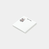 Liefde van je moeder, persoonlijk gepersonaliseerd post-it® notes (Schuin)