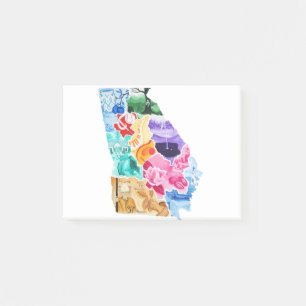 Liefde van je staat Georgia Highlights Post-it® Notes