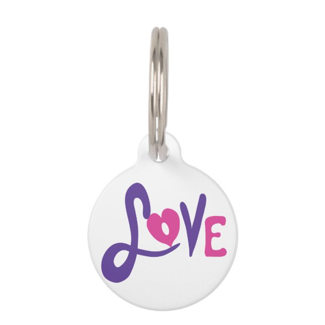 Liefde van je vader huisdierpenning (Voorkant)