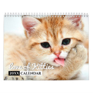 Liefde van Katten Photo Wall Calendar Kalender