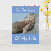 Liefde van mijn leven kaart (Gele Bloem)