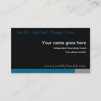 Liefde van mijn nieuwe baan Biz Card 2 Visitekaartje