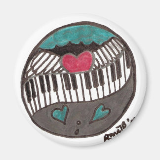 Liefde van Piano T Magneet