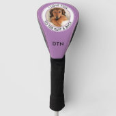 Liefde van u naar Ruff en naar achteren aangepaste Golfheadcover (Voorkant)