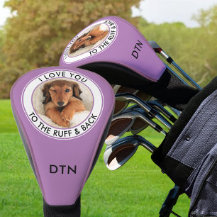 Liefde van u naar Ruff en naar achteren aangepaste Golfheadcover