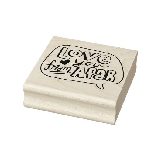 Liefde van veraf rubberstempel (Stempel)