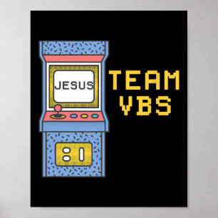 Liefde VBS 2024 Videogame Vakantie Bijbel School R Poster