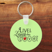 Liefde veel - Sleutelhanger (Voorkant)