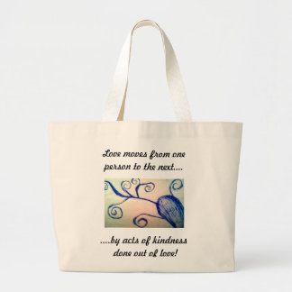 Liefde verbinding! grote tote bag