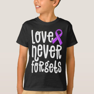 Liefde vergeet nooit herinneringen doen ertoe Alzh T-shirt