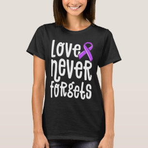 Liefde vergeet nooit herinneringen doen ertoe Alzh T-shirt