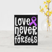 Liefde vergeet nooit herinneringen Probleem Heimer Kaart (Gele Bloem)