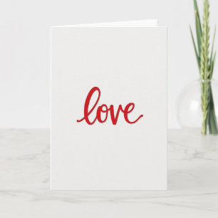 Liefde Vermiljoen Patroenkaart Kaart