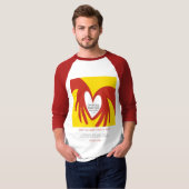 Liefde veroorzaakt angst - T-Shirt (Voorkant volledig)