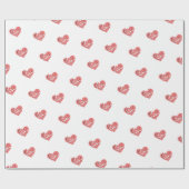Liefde verpakkingspapier cadeaupapier (Vlak)