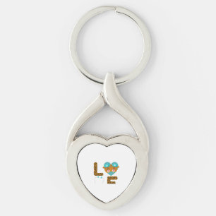 Liefde Verpleegster Leven Cheetah 5 Sleutelhanger