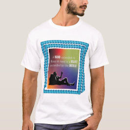 "Liefde verspreiden, de wereld aanraken" T-shirt
