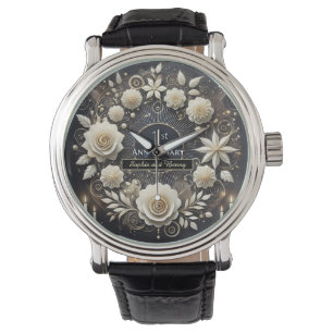 Liefde vieren met papier elegantie horloge
