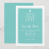 Liefde Vieren | Save the Date (Voorkant / Achterkant)