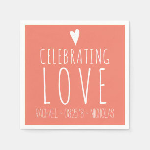 Liefde vieren   Weddenschap Servet