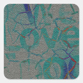 Liefde Vierkante Sticker (Voorkant)