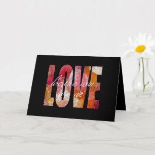 Liefde Vintage Kaart