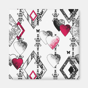 Liefde, visnet, patchwork magneet