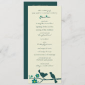 Liefde vliegprogramma's {Peacock} Programma (Voorkant / Achterkant)