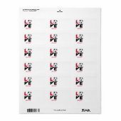 Liefde voetbal etiket (Full Sheet)