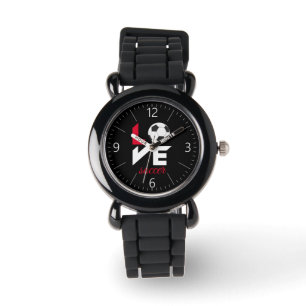 Liefde voetbal horloge