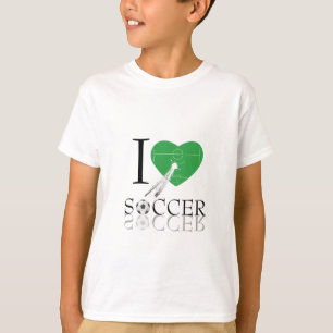 Liefde voetbal naar shirten. t-shirt
