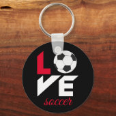 Liefde voetbal sleutelhanger (Voorkant)