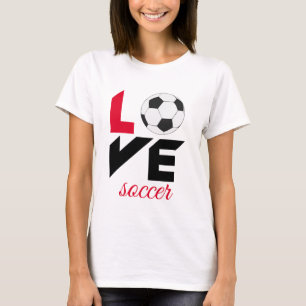 Liefde voetbal t-shirt