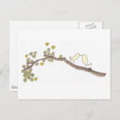 liefde_vogel briefkaart (Voorkant / Achterkant)