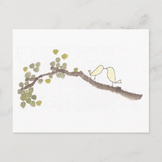 liefde_vogel briefkaart (Voorkant)