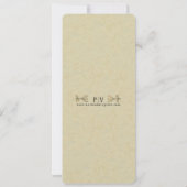 Liefde Vogel - Witte Duiven Trouwen Kaart (Achterkant)