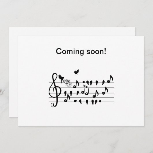 Liefde vogels, verwacht aanpasbaar kaart (Voorkant / Achterkant)