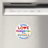 Liefde voltooit de puzzle magneet (Insitu (Vaatwasser))