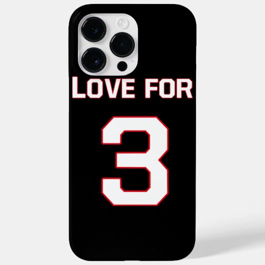LIEFDE VOOR 3 Case-Mate iPhone CASE (Achterkant)