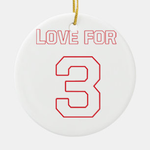 LIEFDE VOOR 3 KERAMISCH ORNAMENT