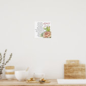 Liefde voor altijd aangepast Poster (Keuken)