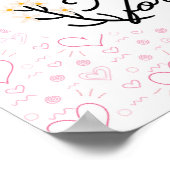 liefde voor altijd samen citaat poster (Hoek)